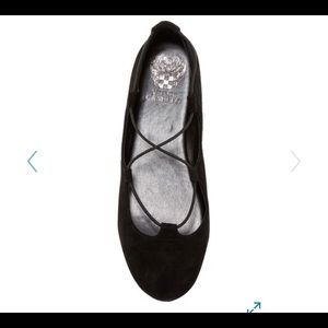 Vince Camuto Black Callini Flats